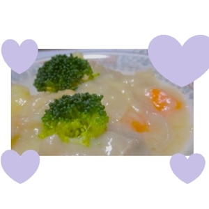 豆乳と大豆粉の サラッとしたチーズスープ